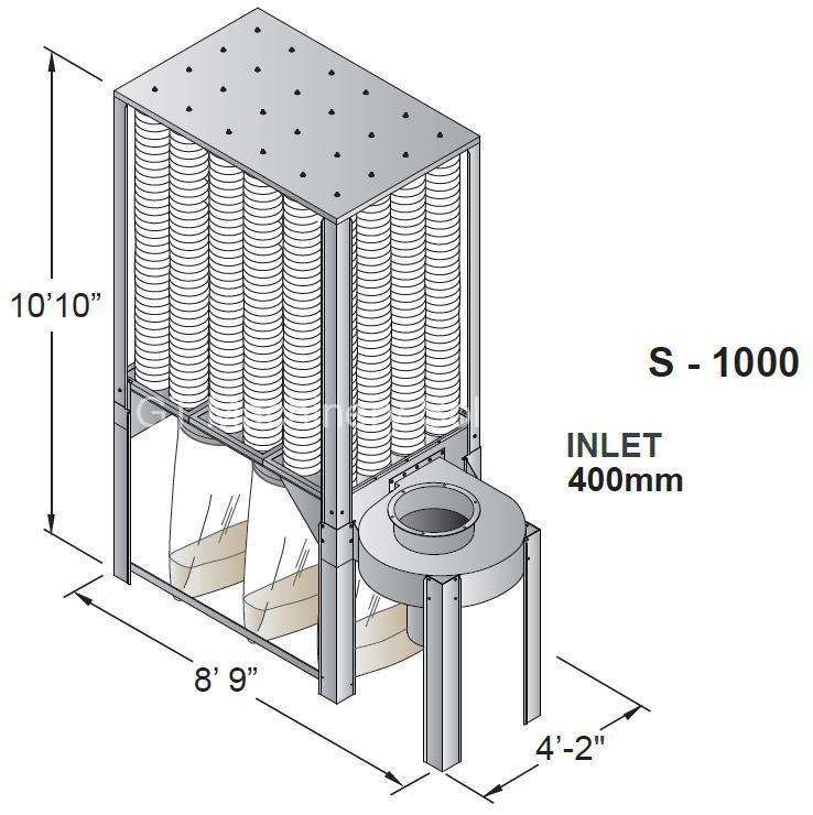 Nederman S-1000 Dust Collector
